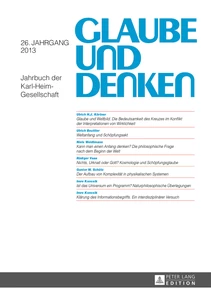 Title: Glaube und Denken