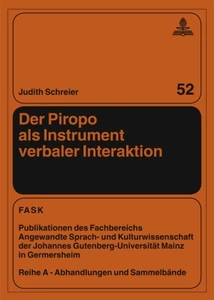 Title: Der Piropo als Instrument verbaler Interaktion