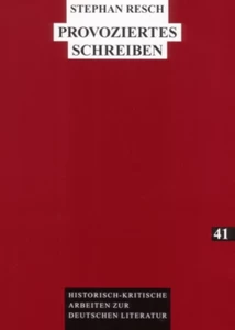 Title: Provoziertes Schreiben