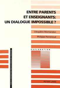 Title: Entre parents et enseignants : un dialogue impossible ?